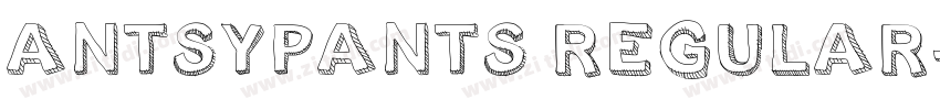 AntsyPants Regular字体转换